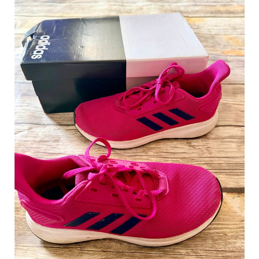 ADIDAS RASPBERRY/NAVY SNEAKERS - Picture 4 of 6